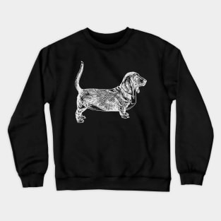 Basset Hound Pet Dog Crewneck Sweatshirt